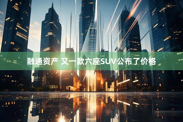 融通资产 又一款六座SUV公布了价格